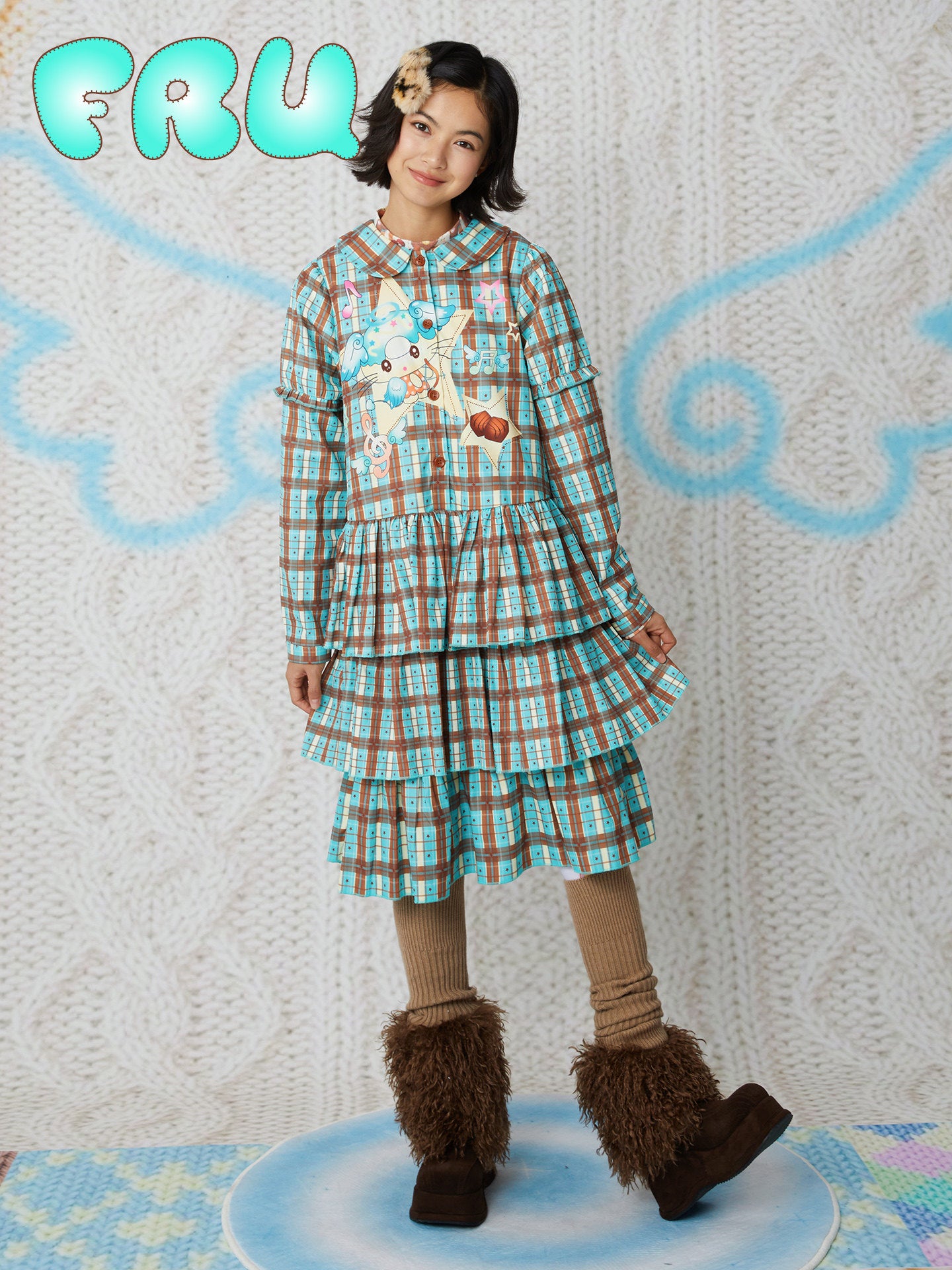 frufru - Kawaii Doll Collar Cake Dress dress frufru
