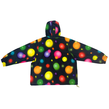 DeadEndKids - Black Polka Dot Techwear Windbreaker Jacket jacket DeadEndKids