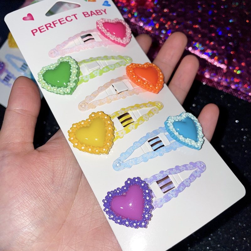 Strangelab - Decora Kei Candy Heart Clips hair clip strangelab