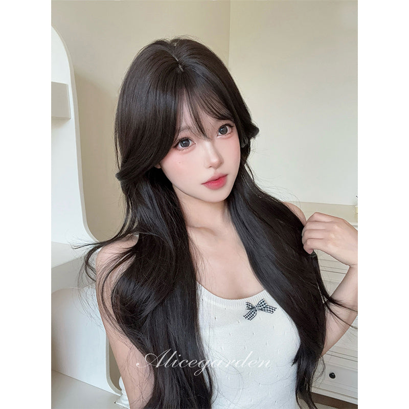 Alice Garden - Black Tea Long Wavy JK Full Wig wig Alice Garden