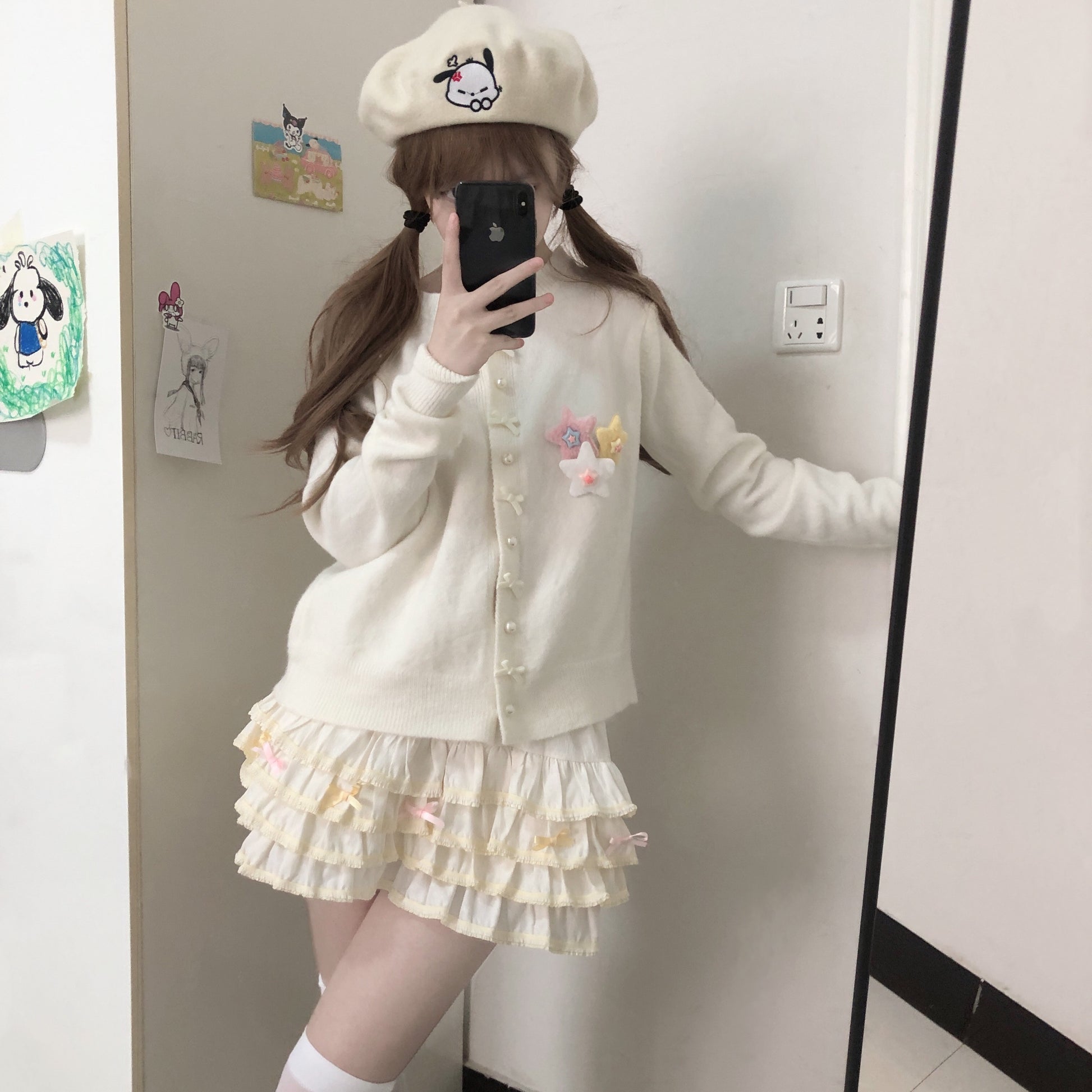 Blurred Bear - Kawaii Lace Puff Skirt skirt Blurred Bear