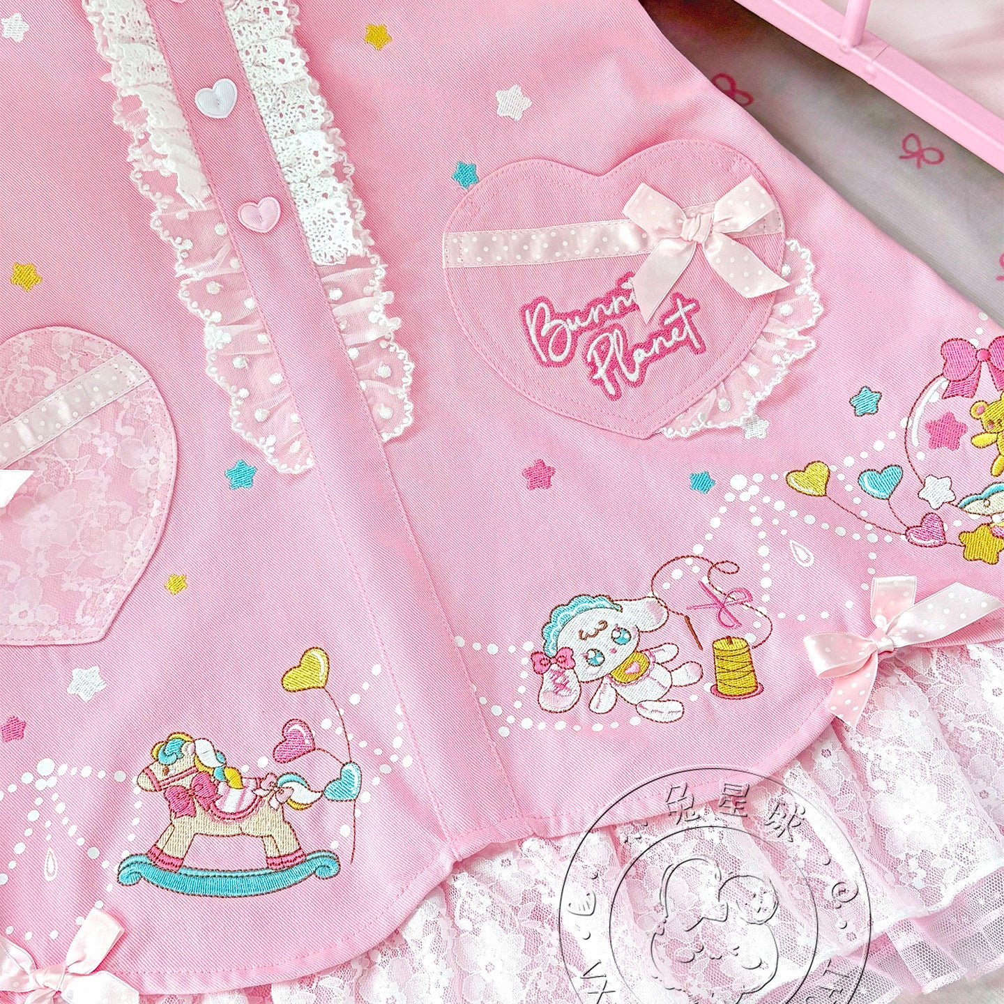 Bunny Planet - LULU Bunny Lace Suspender Dress dress bunnyplanet