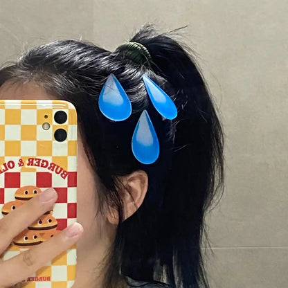 rovedcity - Emoji Expression Acrylic Hair Clip