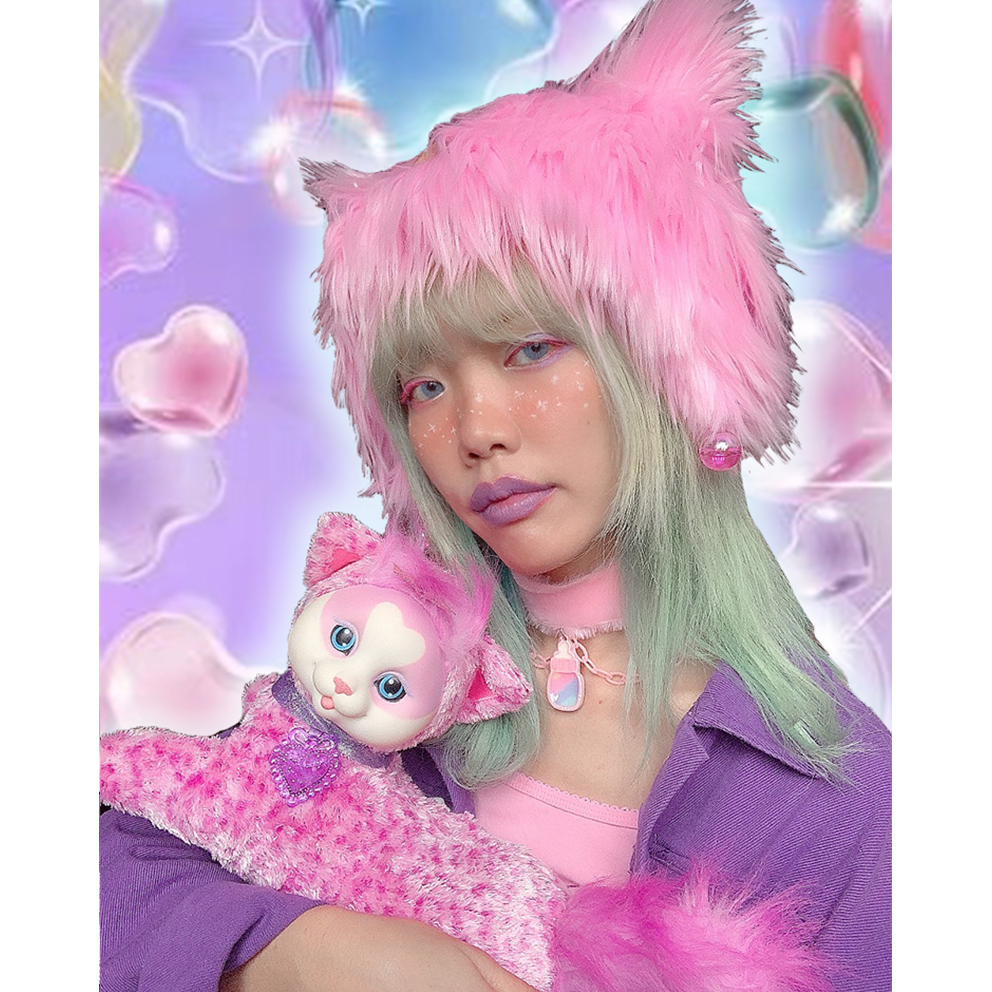 NIHONKIDS - Decora Rainbow Beast Ear Hat hat NIHON KIDS