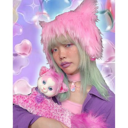 NIHONKIDS - Decora Rainbow Beast Ear Hat hat NIHON KIDS