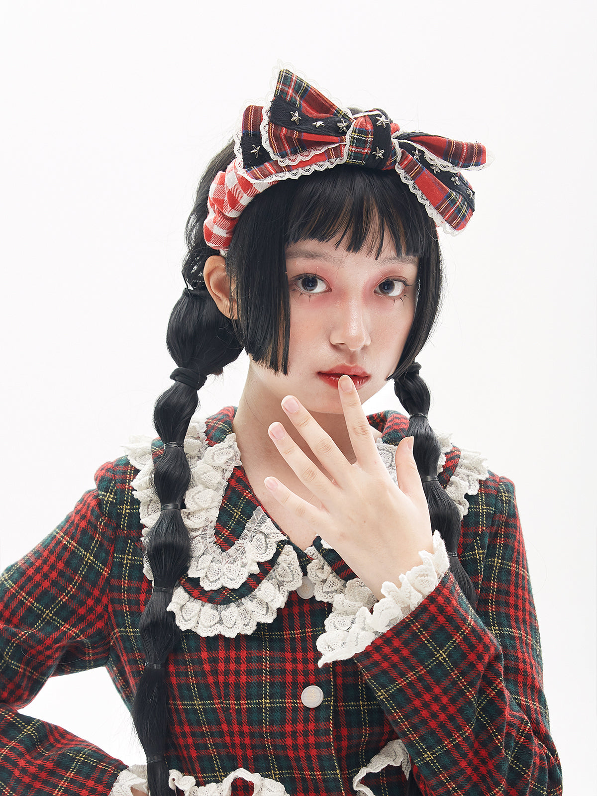 SOS MEME CLUB - Showa Retro Bow Headband headband SOS MEME CLUB