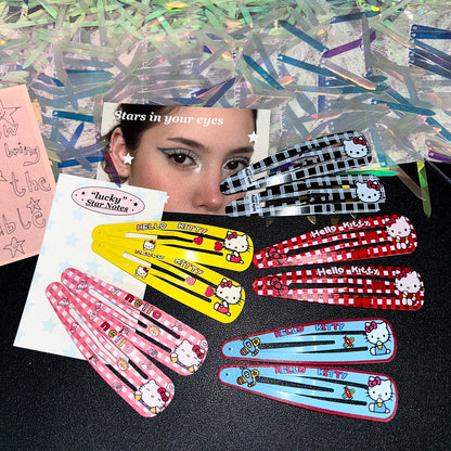 strangelab - Y2K Cute Kitty Cat Hair Clip Bang Side Barrette hair clip strangelab