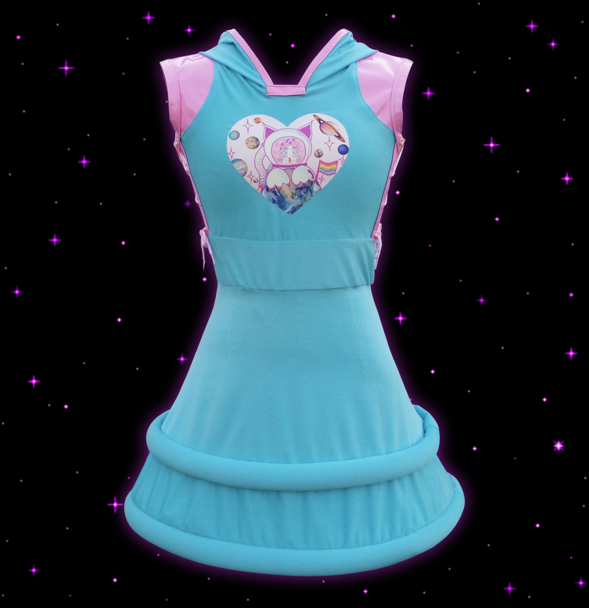 NIHONKIDS - Harajuku Space Cat Dress dress NIHON KIDS