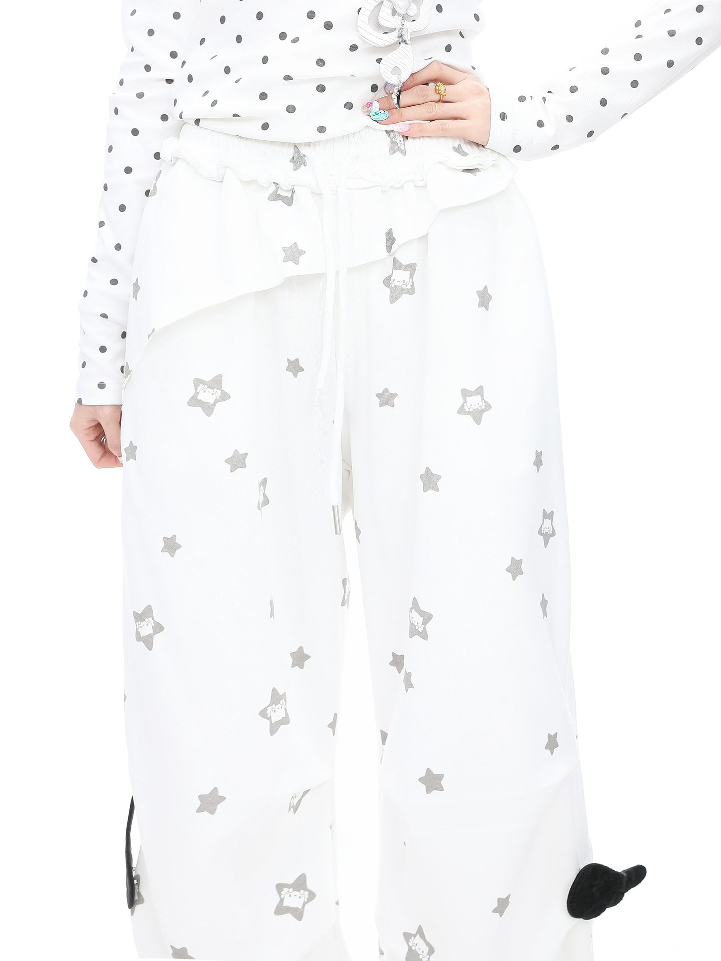 Languid Park - Wing Pleated Straight Pants pants Languid Park