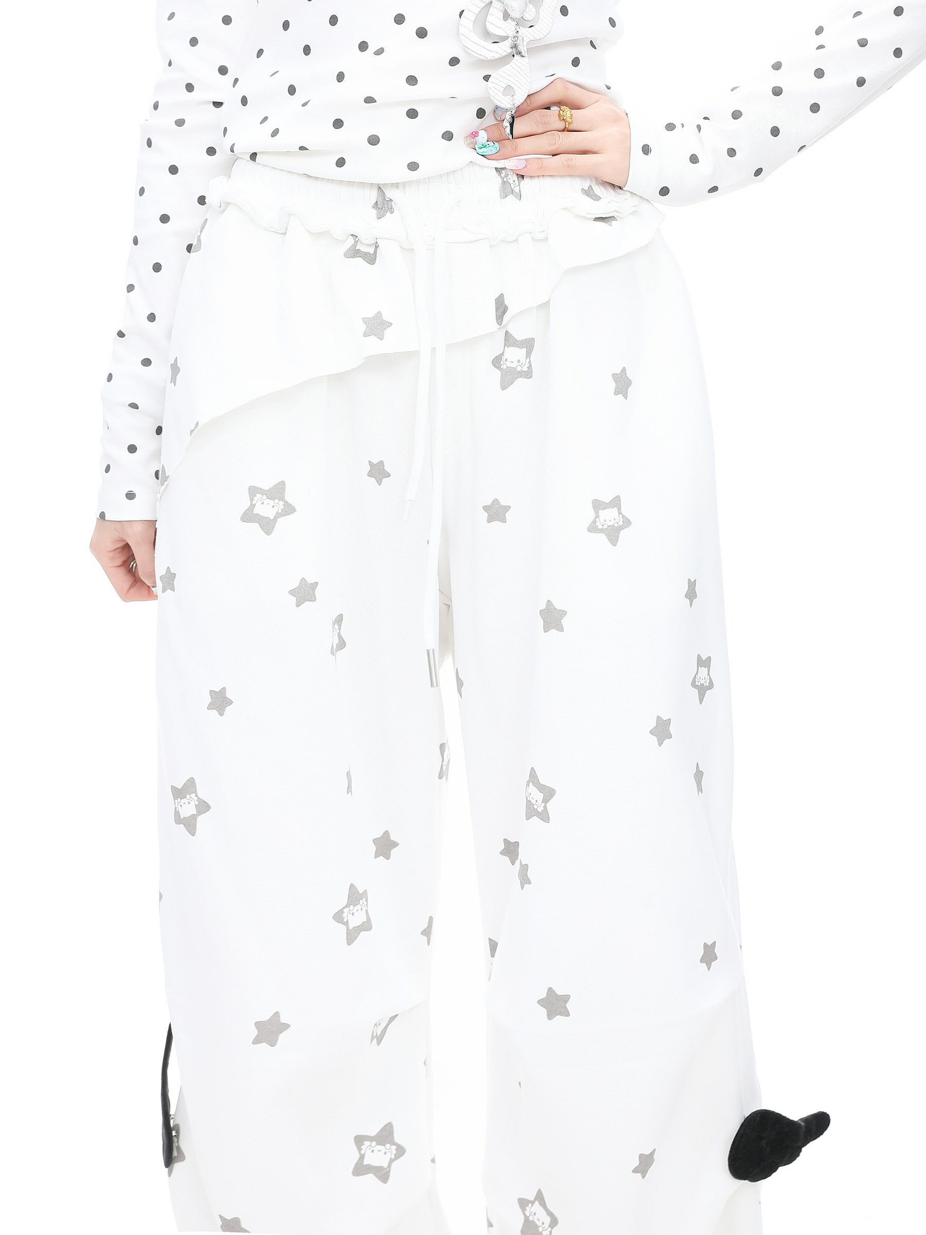 Languid Park - Wing Pleated Straight Pants pants Languid Park