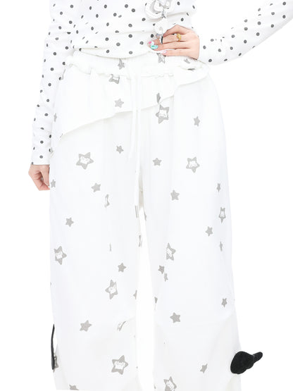 Languid Park - Wing Pleated Straight Pants pants Languid Park