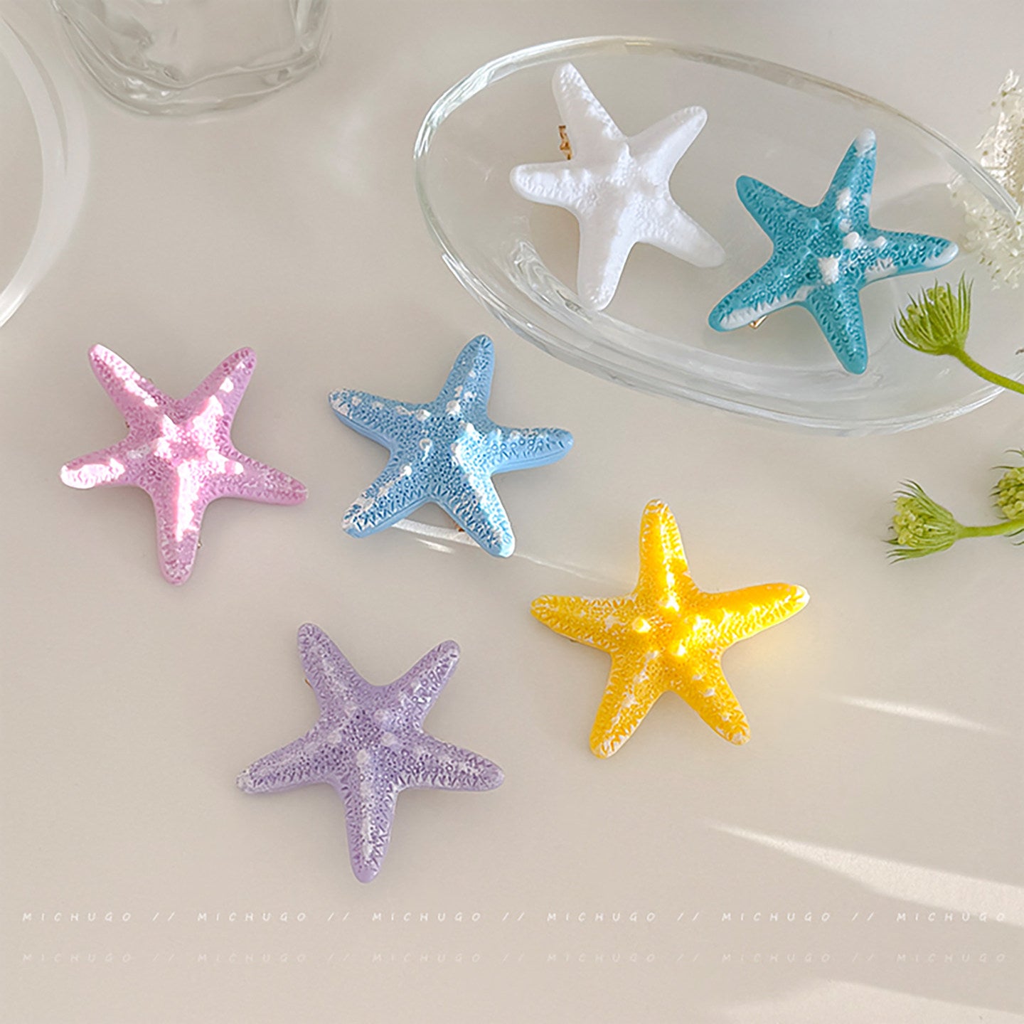 Starfish Resin Hair Clip hair clip none