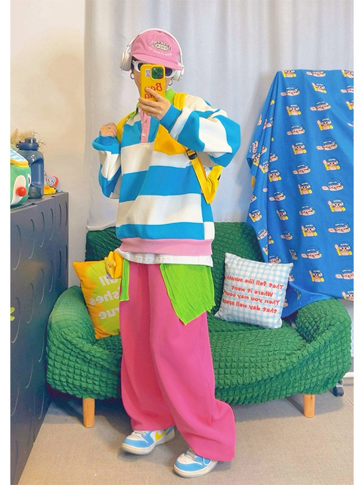 KURIOSITAET - Hot Pink Decora Sweatpants pants KURIOSITAET