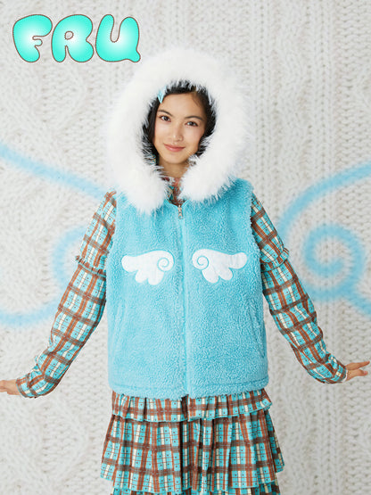 frufru - Kawaii Panda Quilted Vest vest frufru