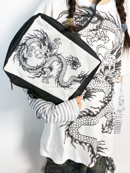 LEERROO - Chinese Style Dragon Pattern Shoulder Bag bag Leerroo