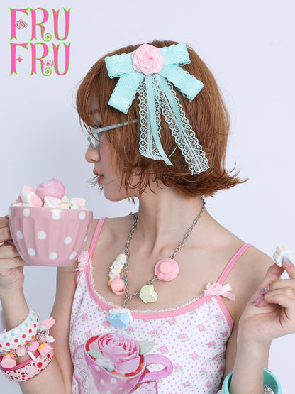 frufru - Vintage Bow Hair Clip Brooch hair clip frufru