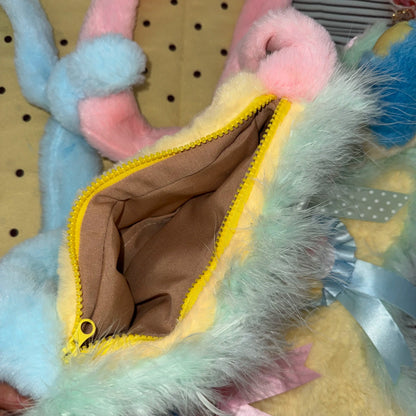Hottie - Colorful Star Fuzzy Crossbody Bag bag Hottie