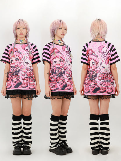 NIHONKIDS - Emo Rock Oversized Tee tee NIHON KIDS