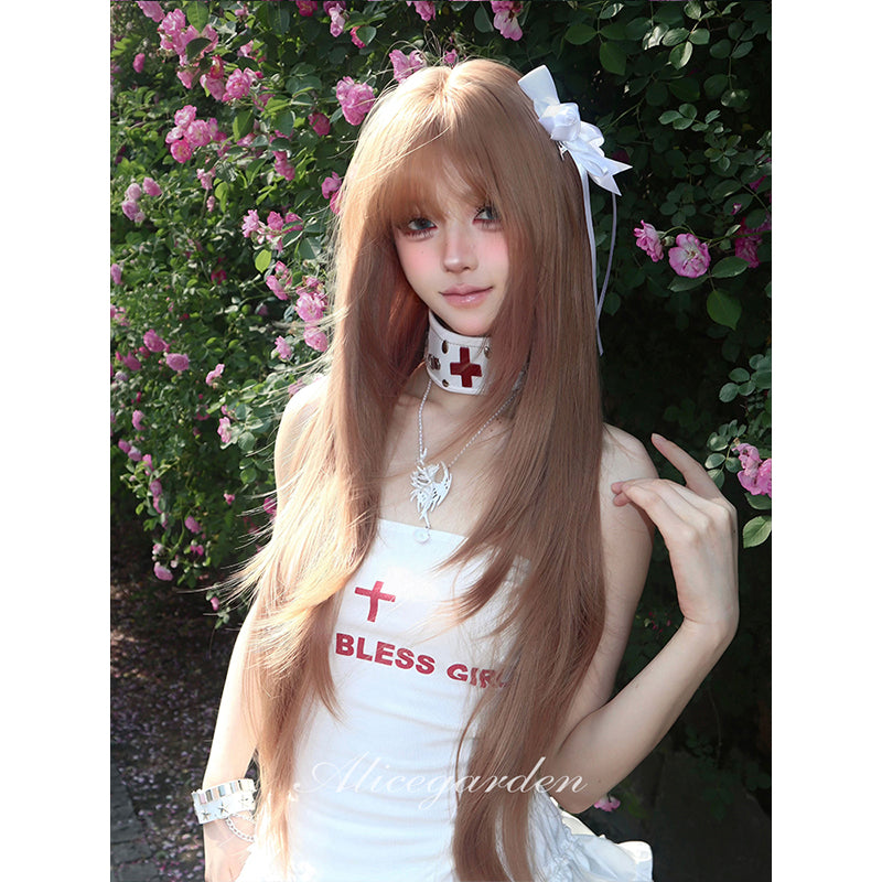 Y2K Layered Wig – Champagne Rose wig Alice Garden