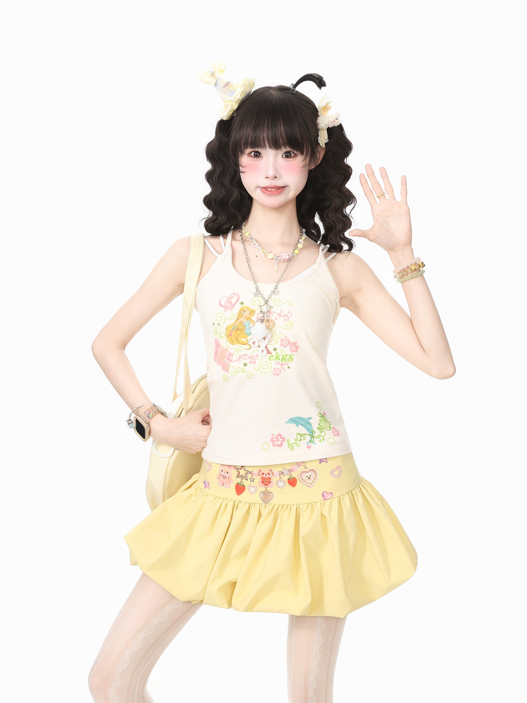 Languid Park - Dolphin Print Cami Top camisole Languid Park
