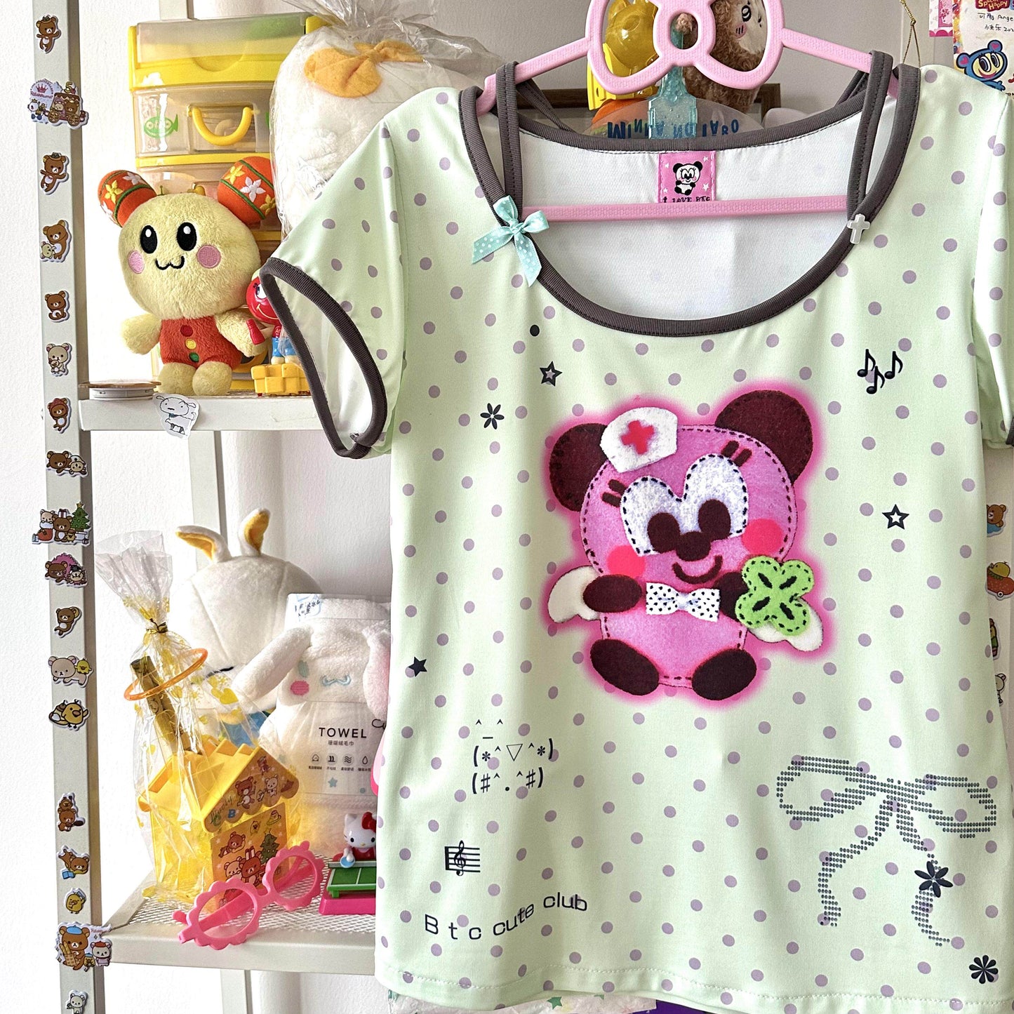 Bodytalk - Lucky Clover Stretch Tee shirt bodytalk