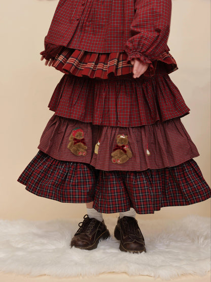 SemenCoicis - Kawaii Skirt Ruffle Tiered Cake Skirt skirt SemenCoicis