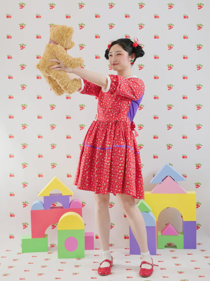 GOODBABY - Vintage Strawberry Floral Dress dress goodbaby