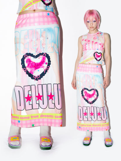 DeadEndKids - Cute Graphic A-Line Skirt skirt DeadEndKids