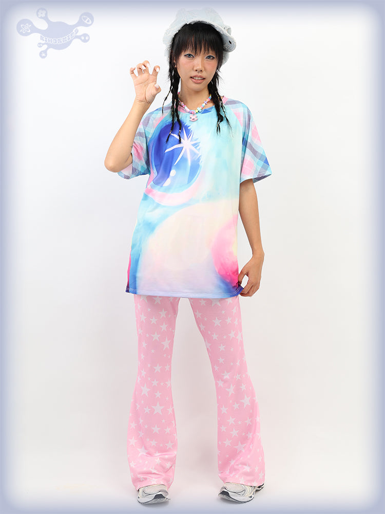 NIHONKIDS - Decora Kei Star Eyed Cartoon Graphic Tee tshirt NIHON KIDS