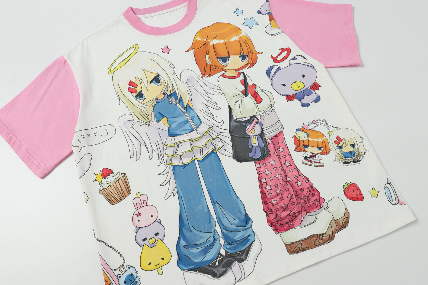 BlackBerry – Doll Girl Oversized Tee tshirt BlackBerry