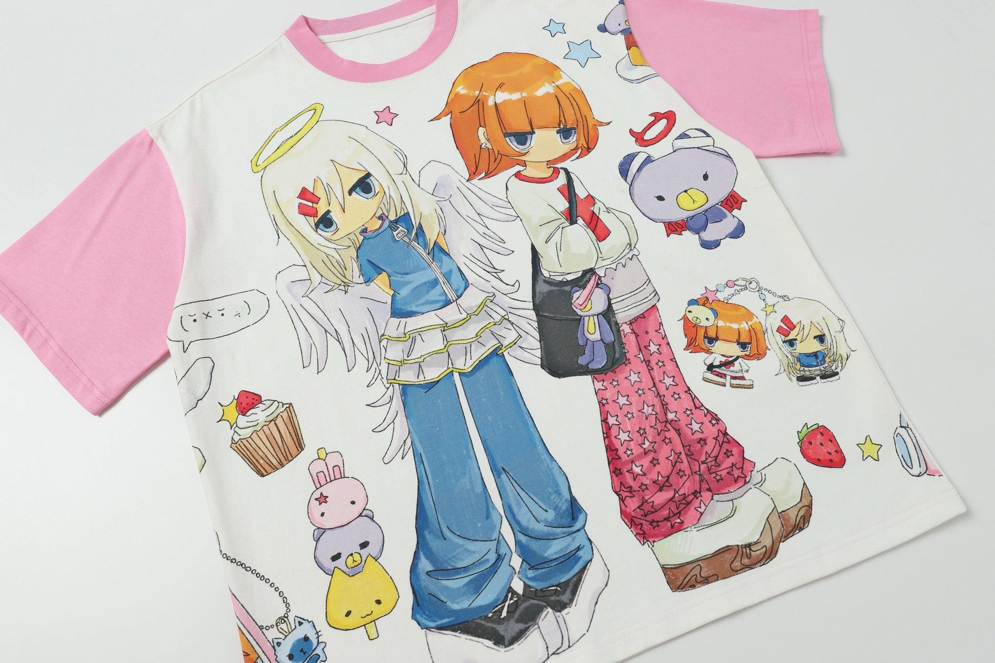 BlackBerry – Doll Girl Oversized Tee tshirt BlackBerry