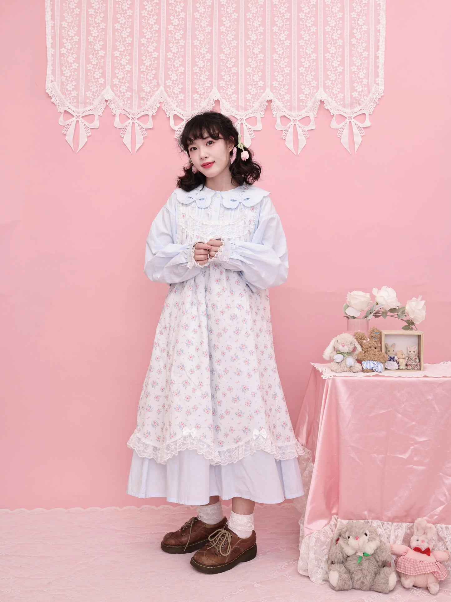 SemenCoicis - Kawaii Lace Layered Dress dress SemenCoicis