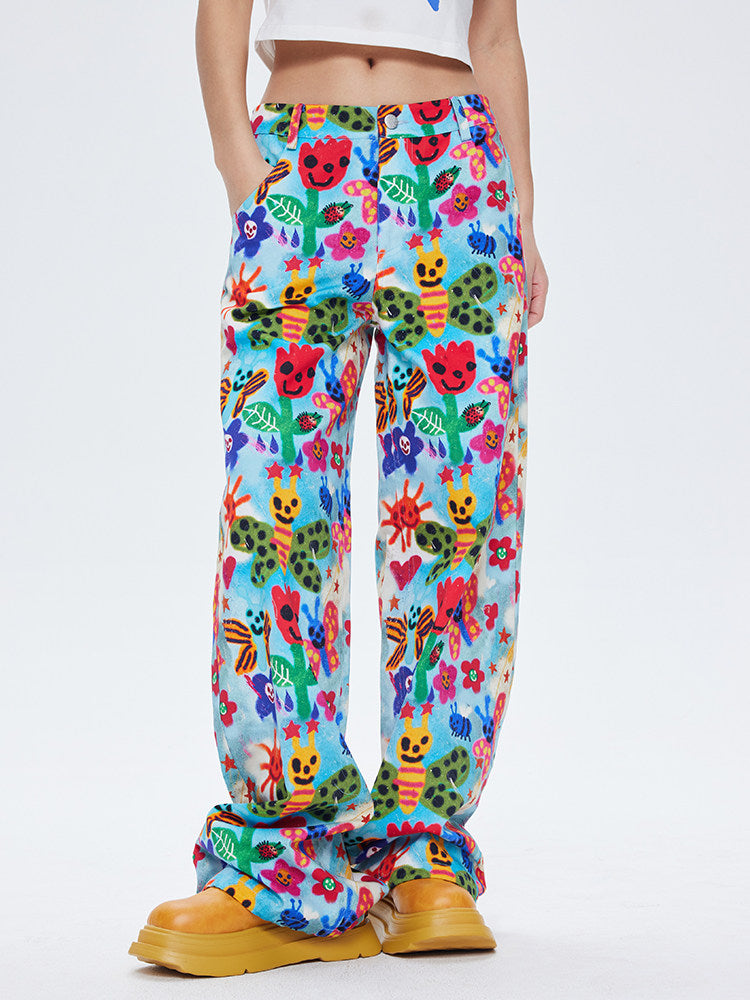 iscreamcolour MOF - Graffiti Cargo Pants pants iscreamcolour