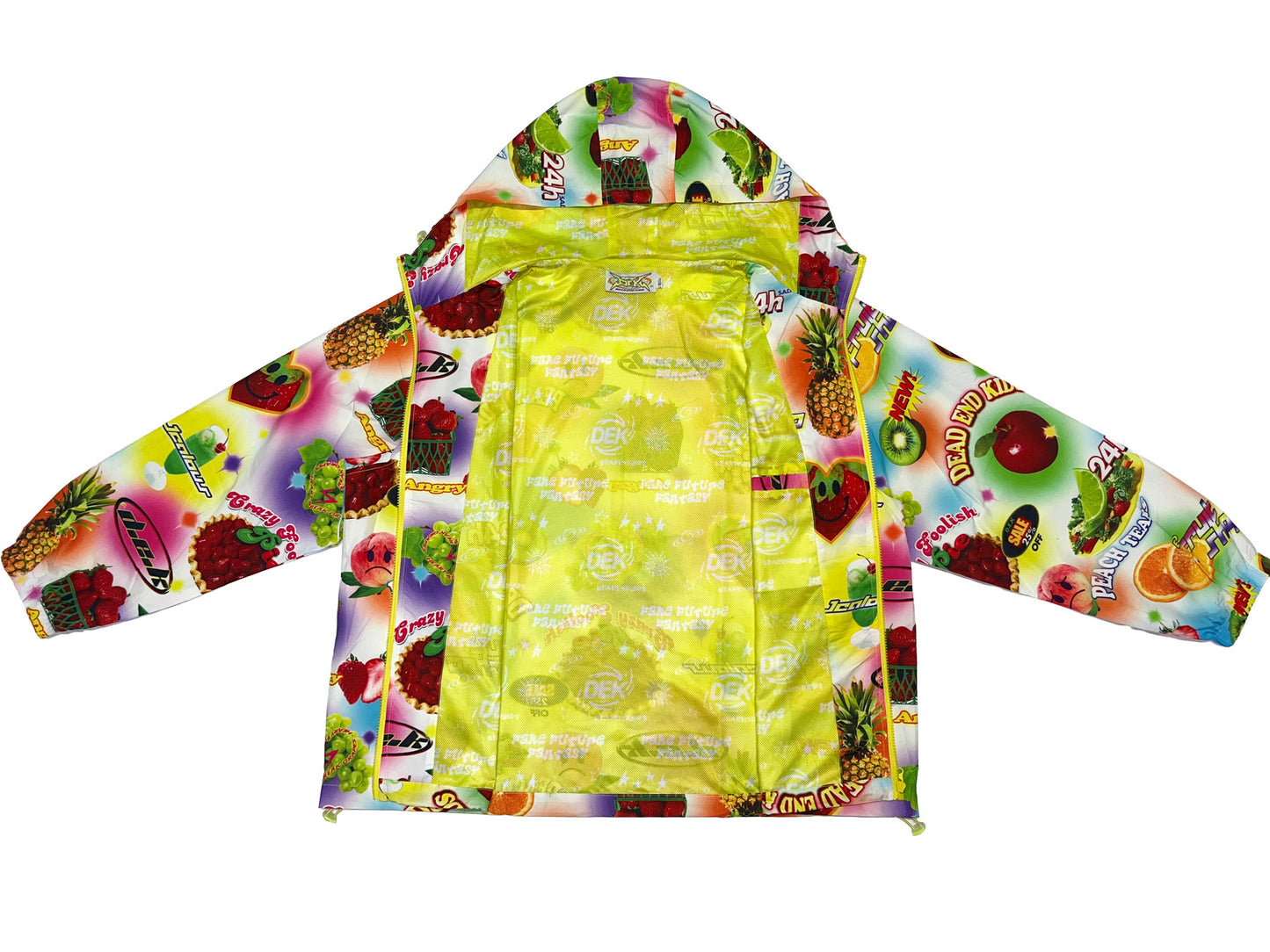 DeadEndKids - Colorful Fruit Techwear Windbreaker Jacket jacket DeadEndKids