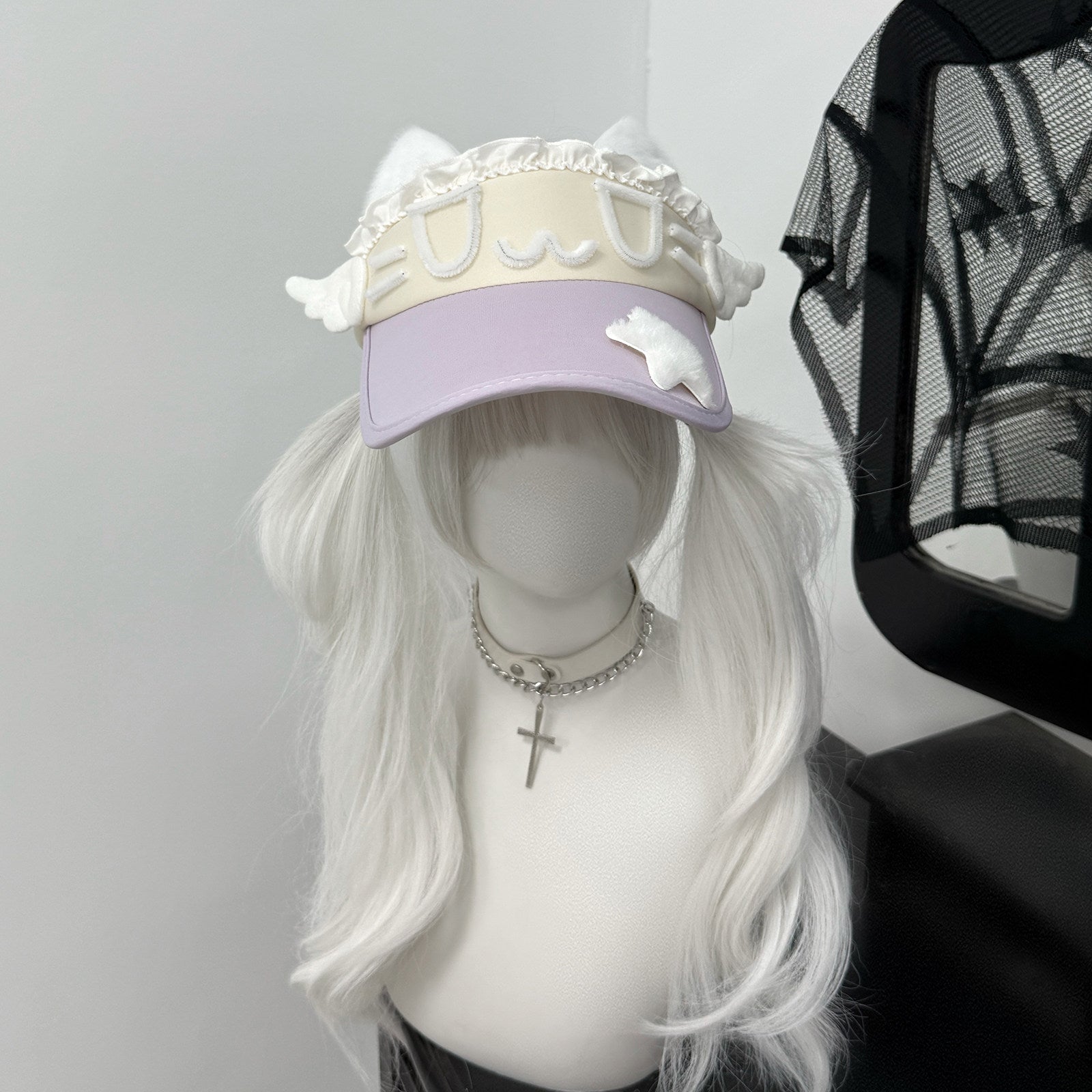 1Gangster Inn - Cat Ear Japanese Sun Visor Hat hat 1GASTERINN
