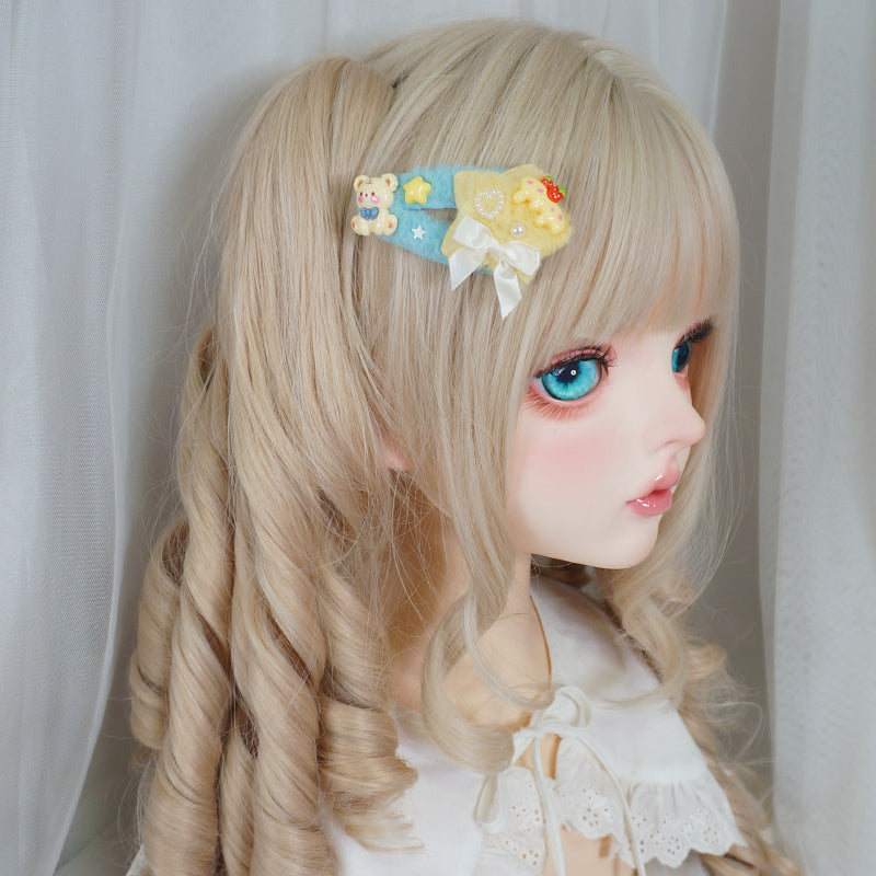Maojiang Decora Kei Plush Star Clip hair clip maojiang
