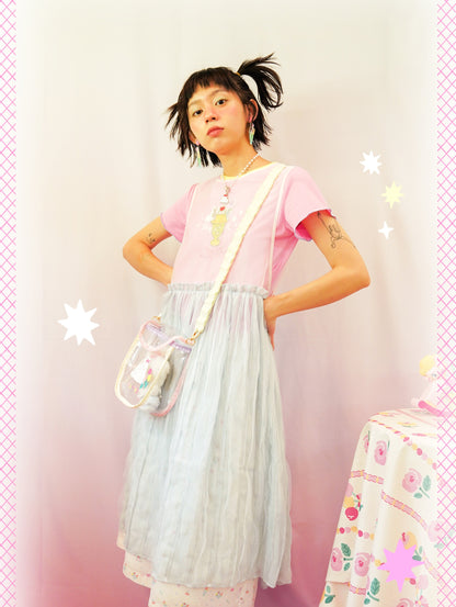 shishihshop Ice Cream T-Shirt | Soda Colorblock Tee | Harajuku Y2K Cotton T-Shirt shirt shishihshop