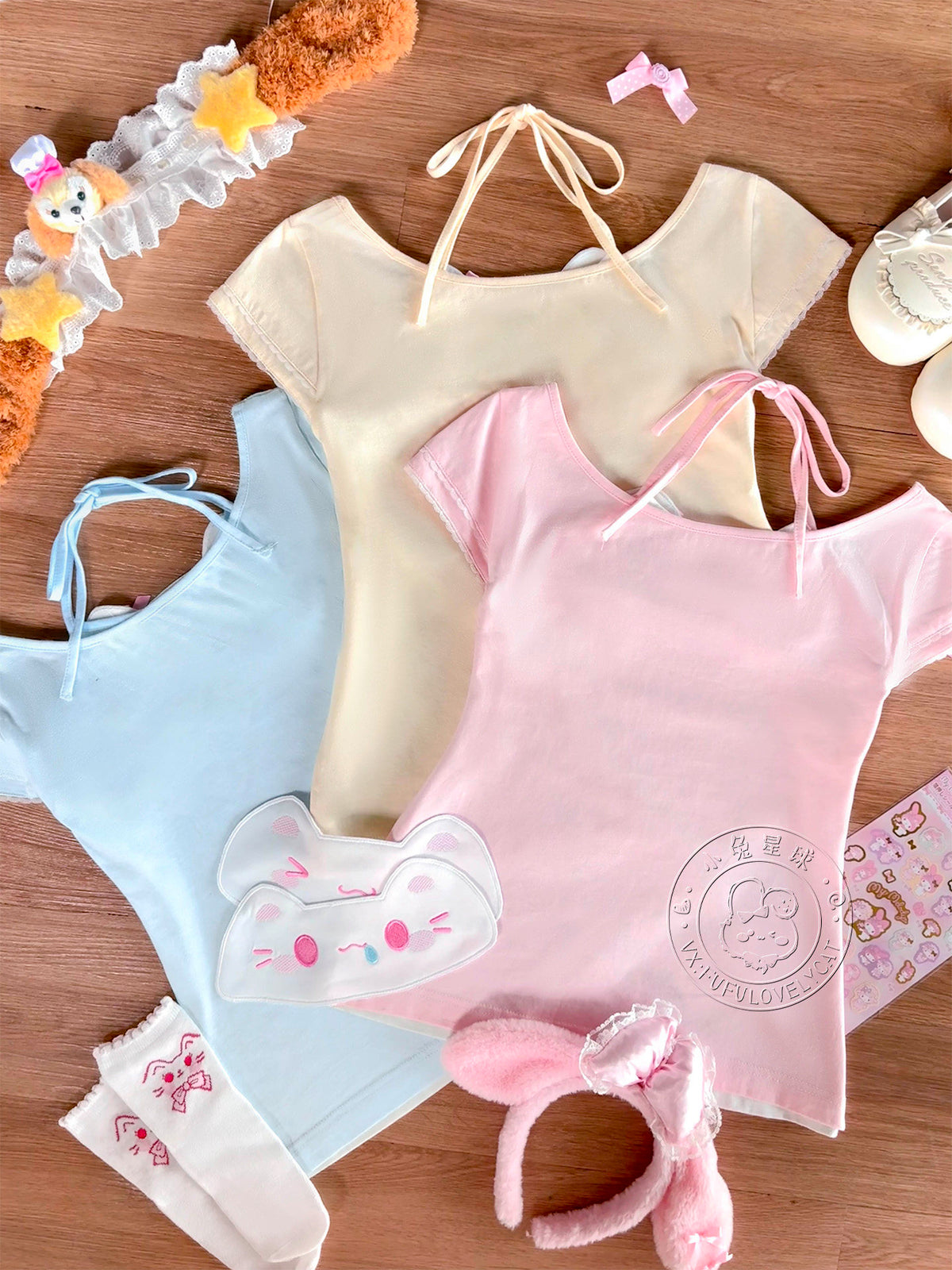 Bunny Planet - Jojifuku Bunny Halter T-Shirt shirt bunnyplanet