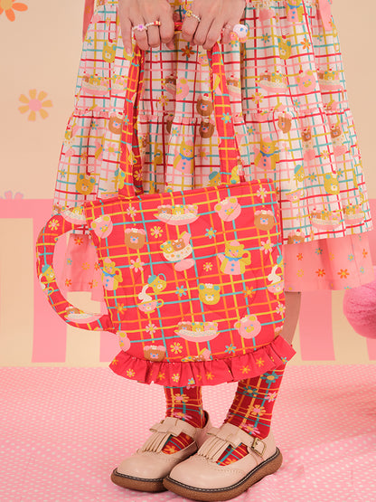 NIKKOU - Kawaii Teacup Zipper Crossbody Bag bag Nikkou home