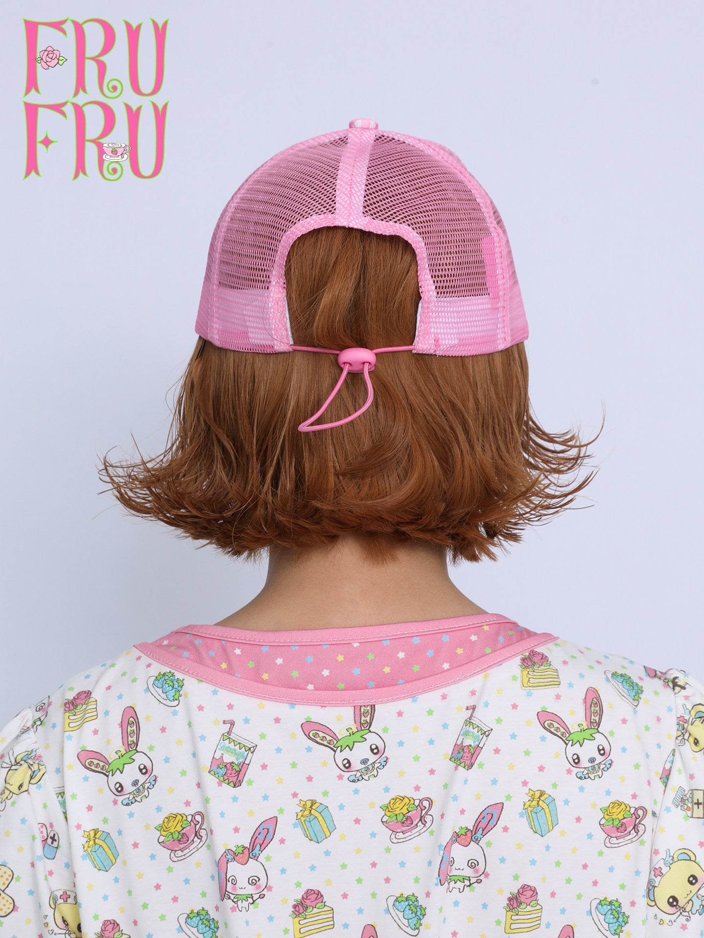 Frufru - Mint Pink Adjustable Baseball Cap hat frufru