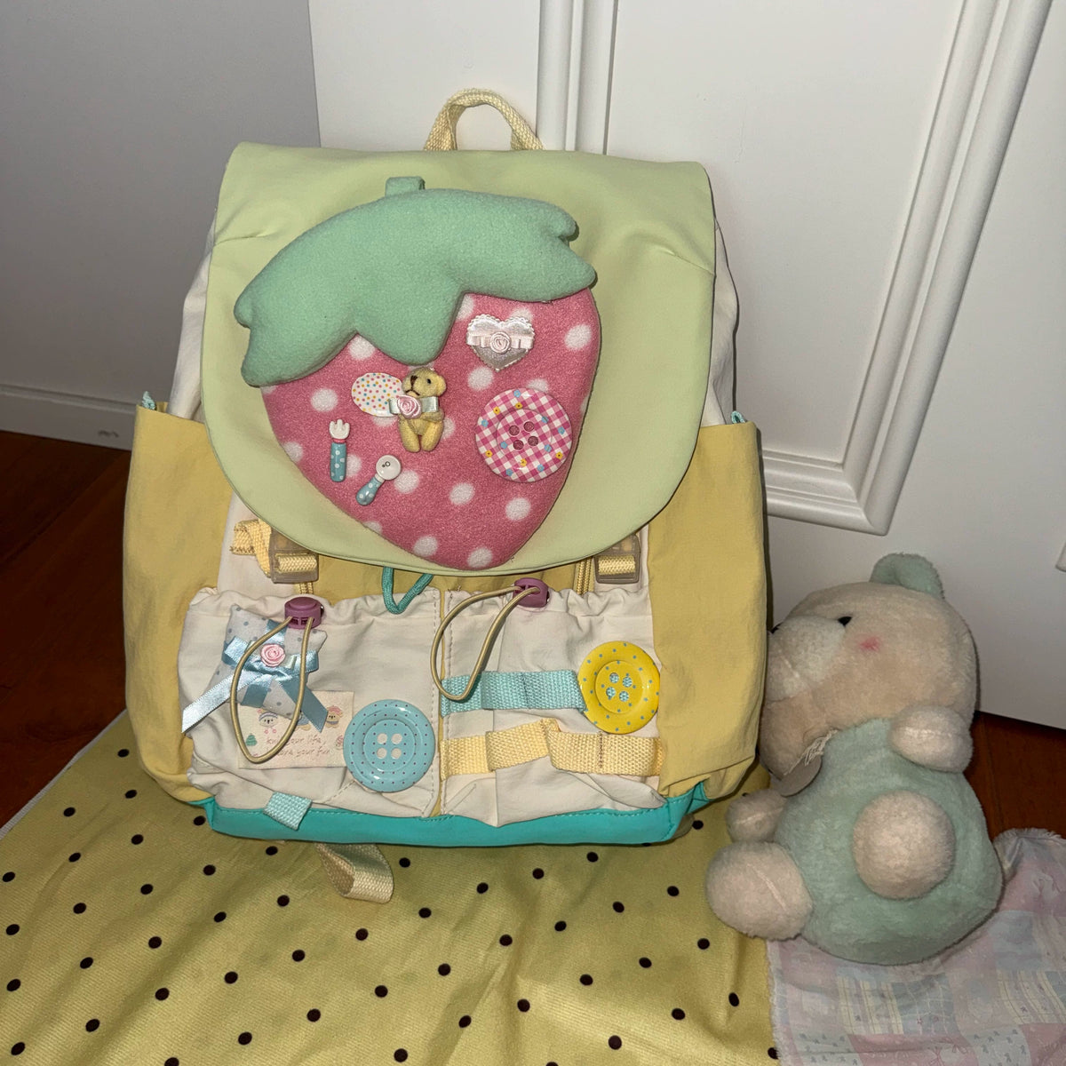 Hottie - Strawberry Plush Doll Backpack backpack Hottie