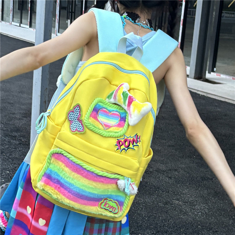 Hottie - Decora Kei Rainbow Star Backpack backpack Hottie