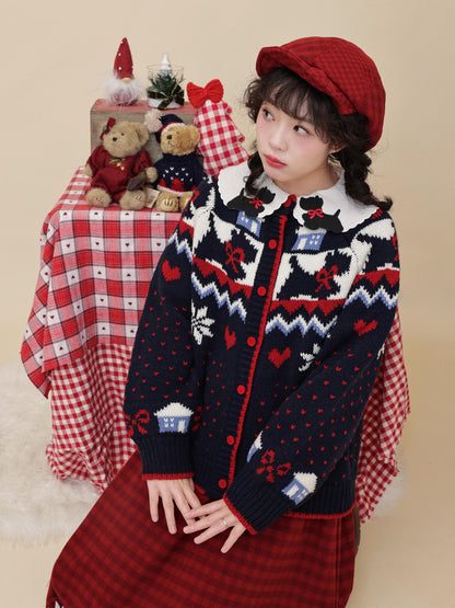 SemenCoicis - Kawaii Puppy Plaid Newsboy Cap hat SemenCoicis