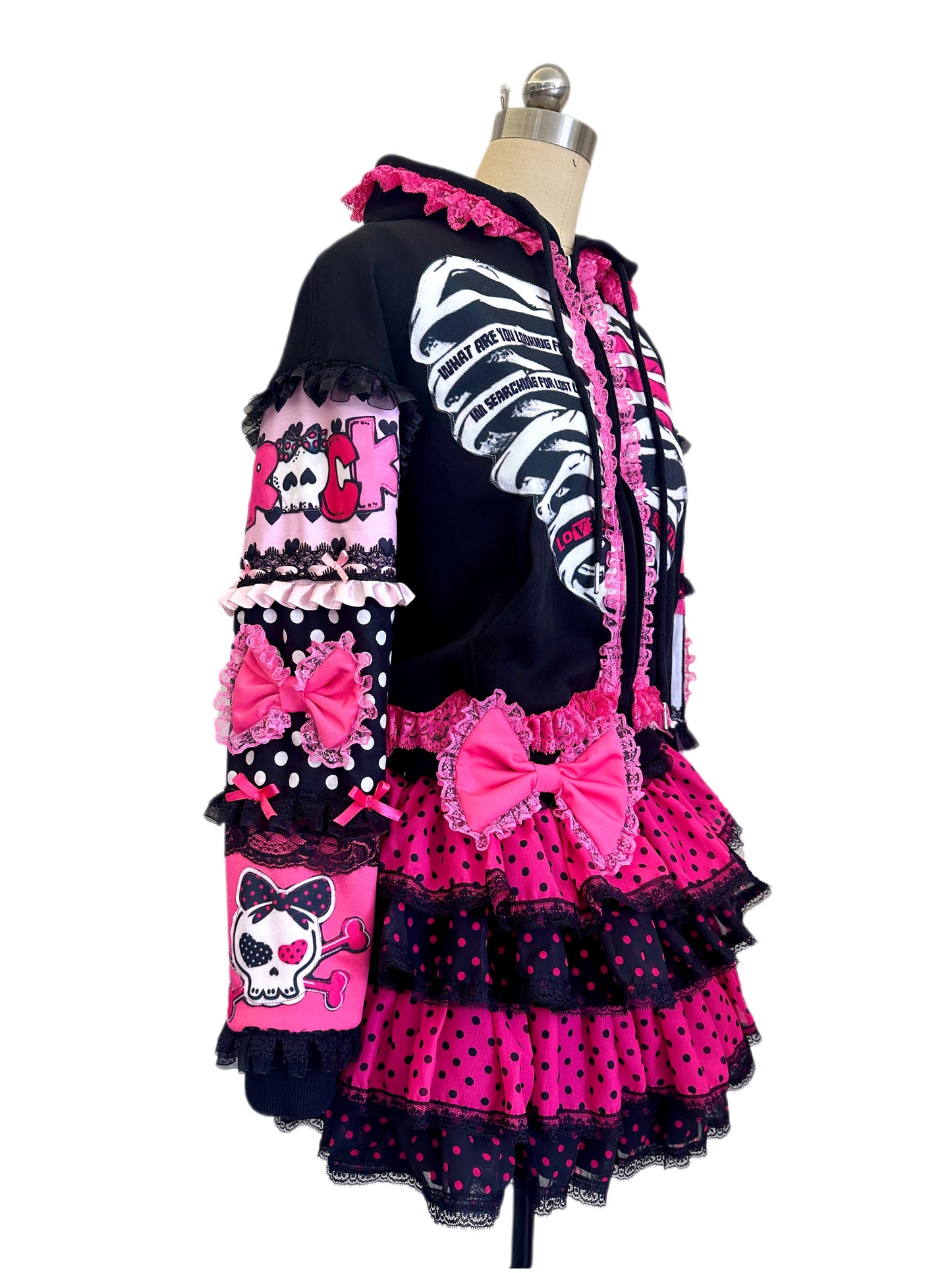 RedDevil - Decora Kei Pink Puffy Mini Skirt skirt Red Devil