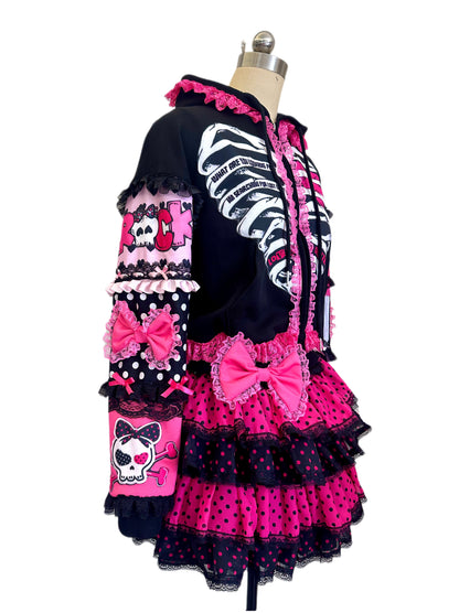 RedDevil - Decora Kei Pink Puffy Mini Skirt skirt Red Devil