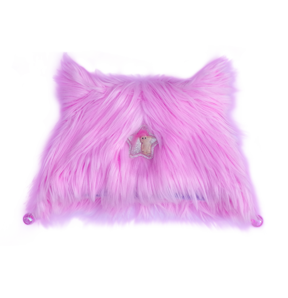 NIHONKIDS - Decora Rainbow Beast Ear Hat hat NIHON KIDS Pink