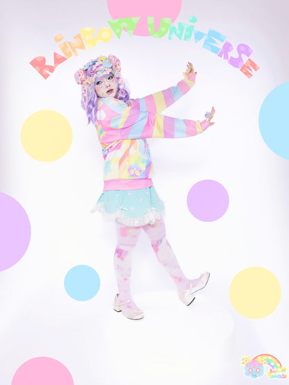 Rainbow Universe RUX - Decora Kei Pastel Sweatshirt sweatshirt Rainbow Universe RUX