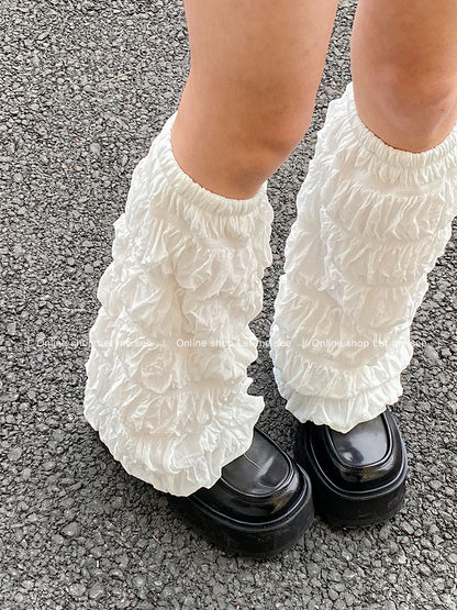 LET ME SEE - Y2K Flared Leg Warmers Land Decora