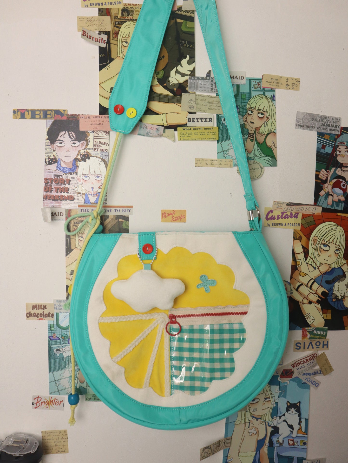 One Fish - Orange Slice Fruit Crossbody Bag bag One Fish