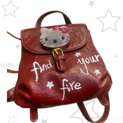 Hottie - Y2K Mini PU Backpack bag Hottie